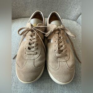 Gola Bullet Pearl Suede Sneakers Women’s Size 8 Retro Trainer Beige